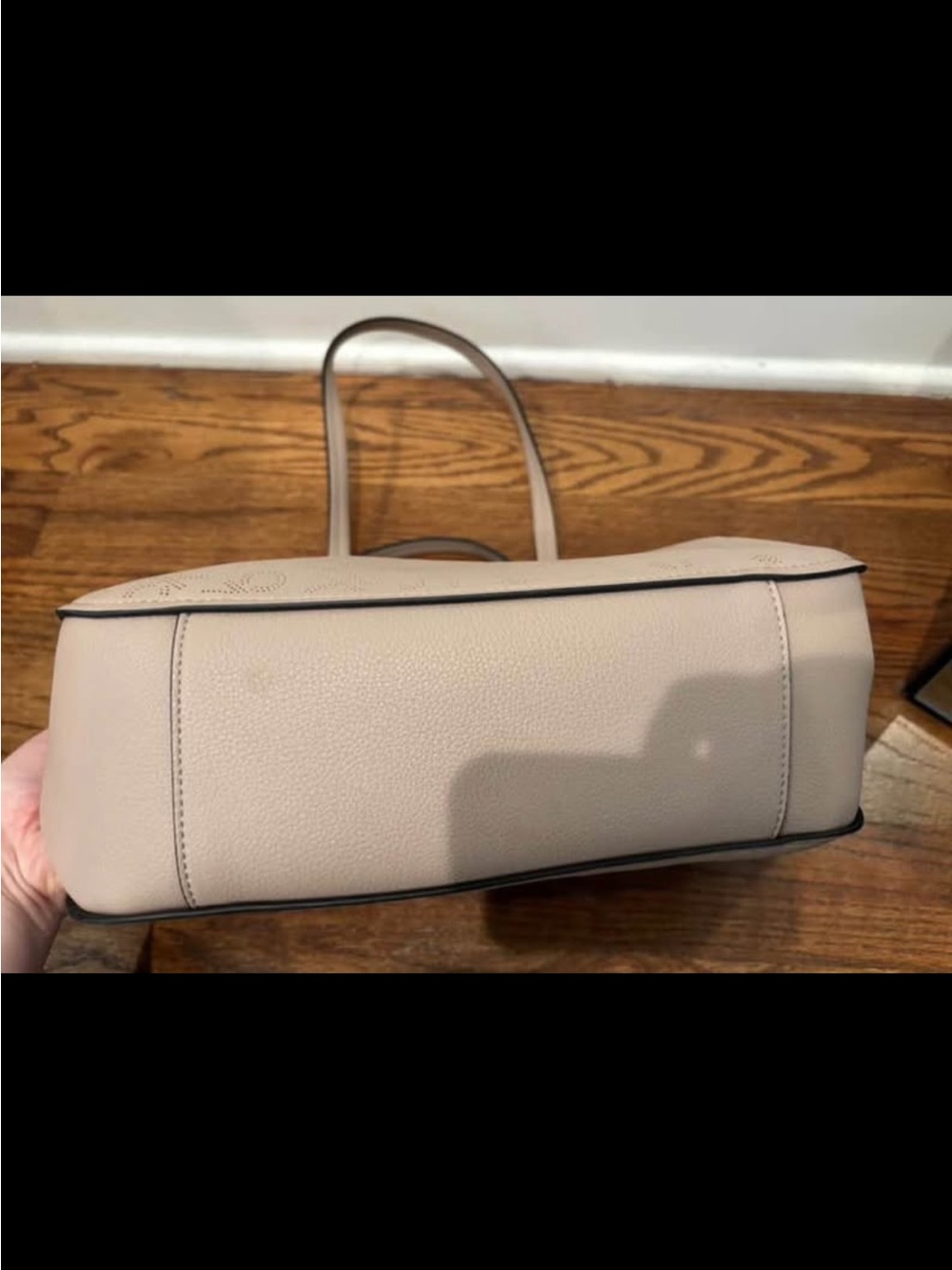 Calvin Klein Blush Beige Tote with Signature Logo - Picture 4 of 7